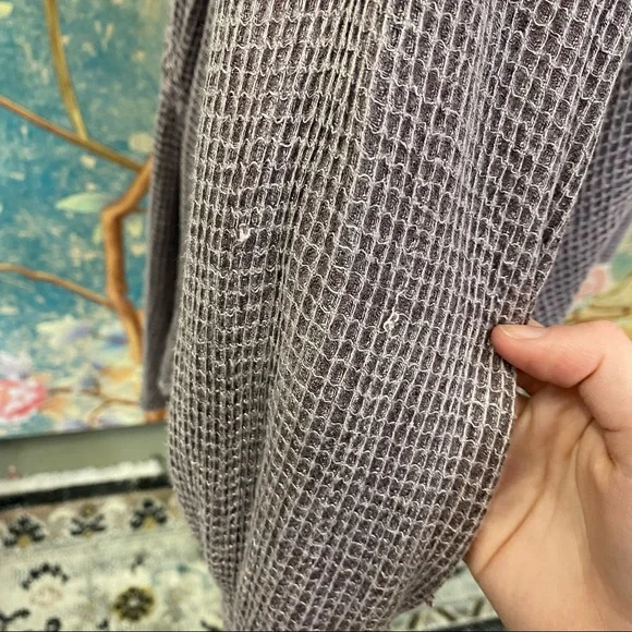 Purple Free People Blouse Top - Picture 7 of 9